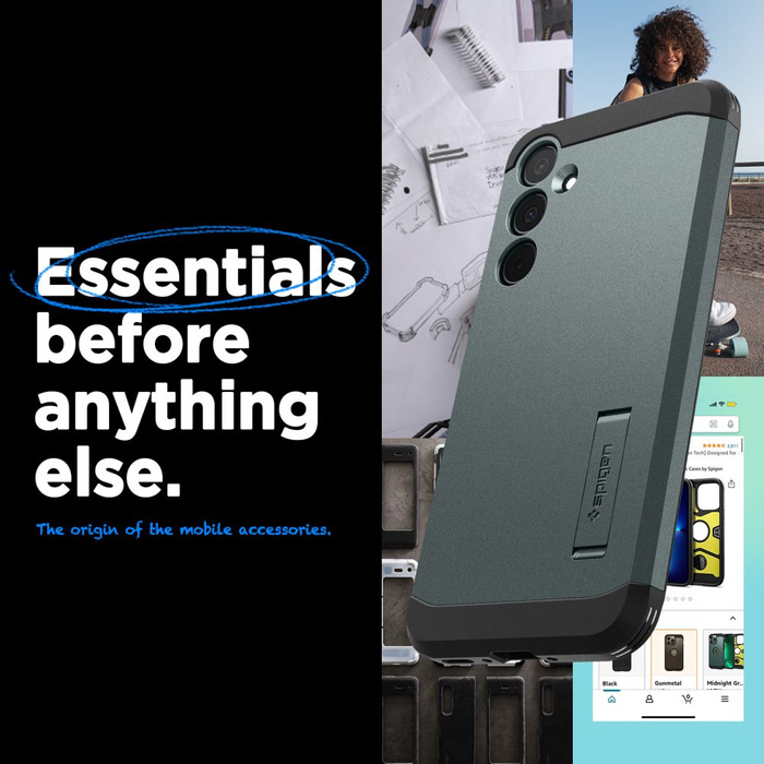 Etui Spigen Tough Armor Samsung Galaxy A35 5g Abyss Green Case