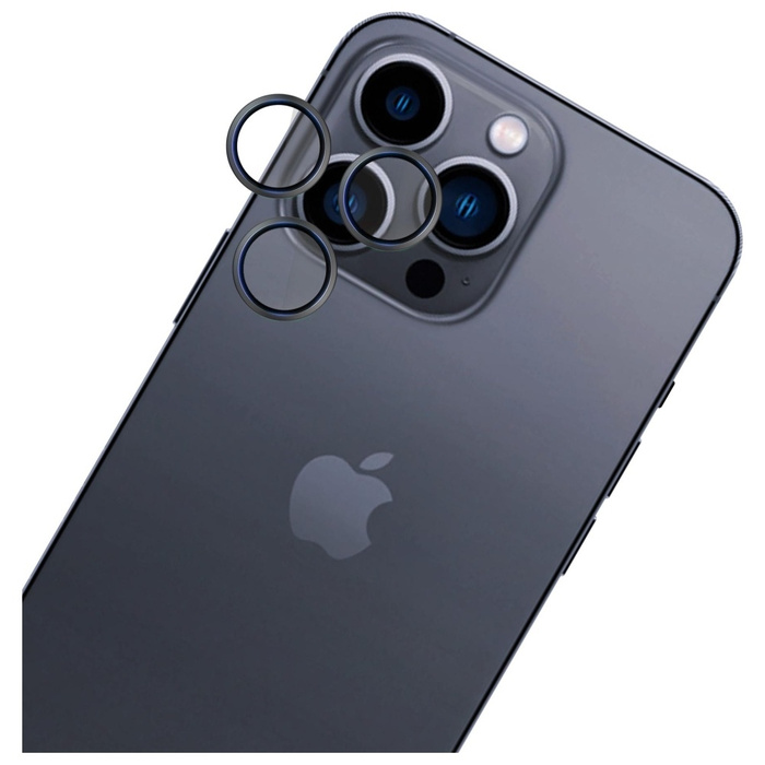 Ochrona na obiektyw aparatu 3MK Lens     Protection Pro do Apple iPhone 16 Pro/16 Pro Max czarny