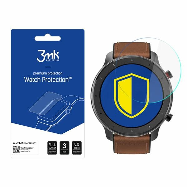 Szkło Hybrydowe 3MK Flexible Glass Xiaomi Amazfit Gtr 47mm
