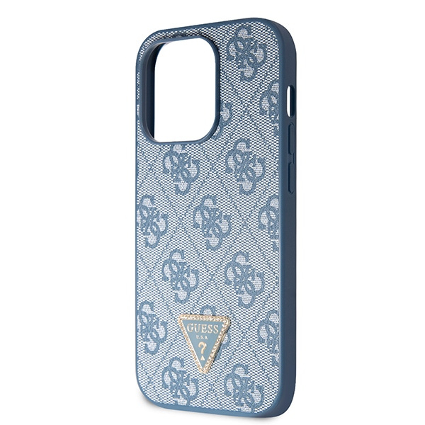 Etui Guess GUHCP15XP4TDSCPB iPhone 15 Pro Max 6.7" niebieski/blue hardcase Crossbody 4G Metal Logo Case