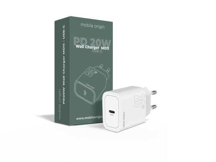 Mobile Origin PD20W Wall Charger MO11, 1 USB-C