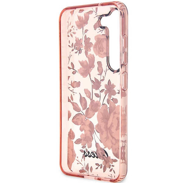 Etui Guess GUHCS23MHCFWSP S23 Plus S916 różowy/pink hardcase Flower Collection Case