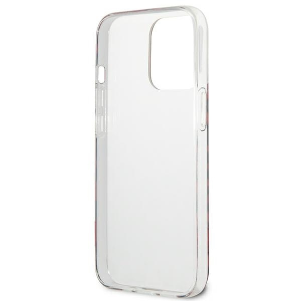 Etui GUESS Apple iPhone 13 13 Pro Leopard Czerwony Hardcase