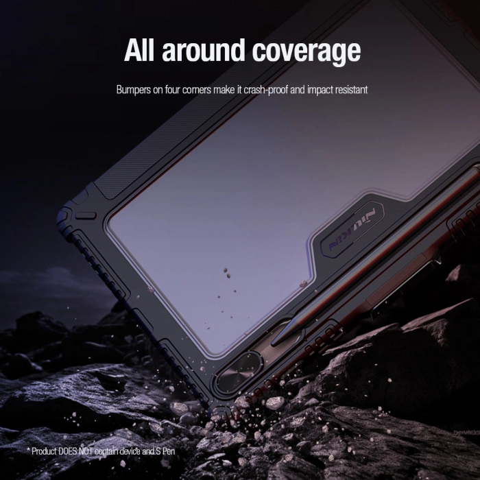 Etui Nillkin Bumper Leather Case Pro na Samsung Galaxy Tab S9 - czarne