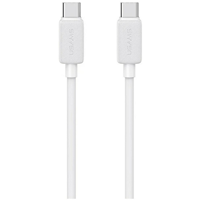 Kabel USAMS KY Series US-SJ691 60W USB-C do USB-C 1m biały
