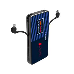 Mophie Powerstation Plus 10K Red Bull Racing MV1 - powerbank 10000mAh, zintegrowany kabel USB-C oraz lightning (1x port USB-C)