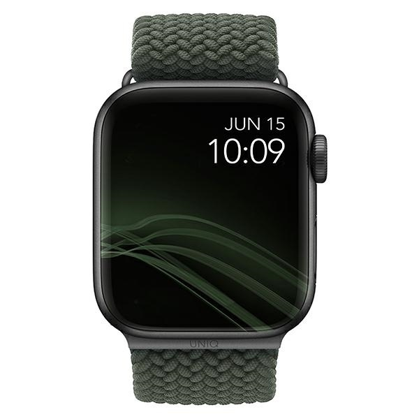 UNIQ pasek Aspen Apple Watch 40/38/41mm Braided zielony/cypress green