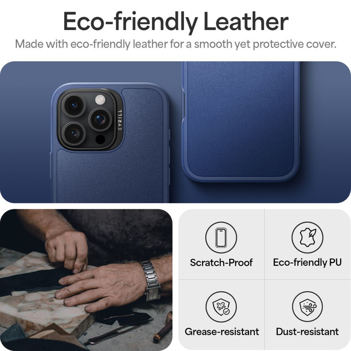 ETUI SPIGEN CYRILL KAJUK MAG MAGSAFE IPHONE 16 PRO MAX NAVY