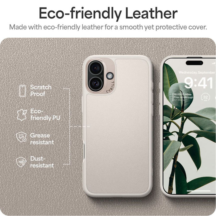 ETUI SPIGEN CYRILL KAJUK MAG MAGSAFE IPHONE 16 CREAM