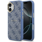 Etui Guess 4G PU Classic Logo MagSafe do iPhone 17 niebieski