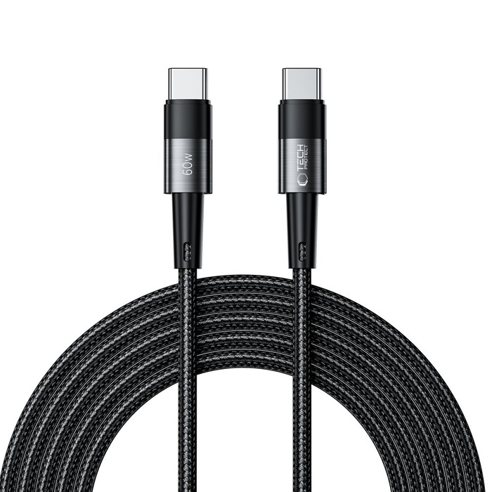 TECH-PROTECT ULTRABOOST USB-C CABLE PD60W/3A 300CM GREY