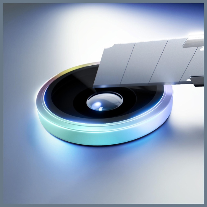 Ochrona na obiektyw aparatu 3MK iPhone 17 Air HARDY Lens Protection Pro Wielokolorowy