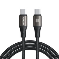 Kabel Joyroom Light-Speed Series SA25-CC5 100W USB-C / USB-C 1.2m - czarny