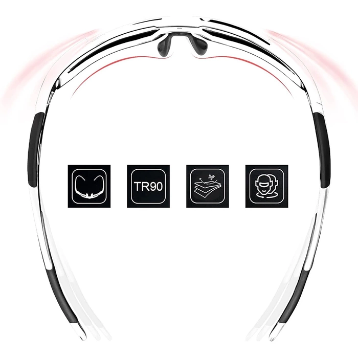 Okulary rowerowe Rockbros 10183 polaryzujące - niebieskie