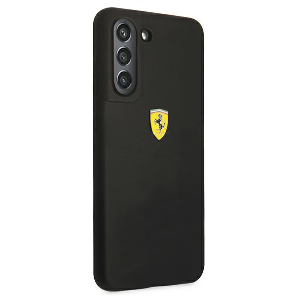 Etui FERRARI Samsung Galaxy S21 FE Silicone Czarny Hardcase