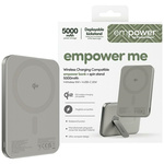 Powerbank empower by PanzerGlass Bank w. Spin Stand 5000mAh tytanowy