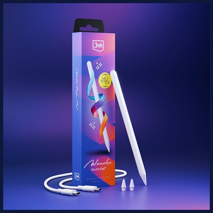 Rysik 3MK Wonder Pen magnetyczny USB-C   do iPada