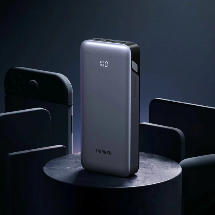 Powerbank Ugreen Nexode 10000mAh 30W USB-A 2xUSB-C - szary