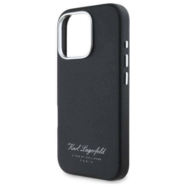 Etui Karl Lagerfeld iPhone 16 Pro 6,3" hardcase czarny/black hotel RSG