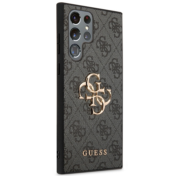 Etui Guess GUHCS24L4GMGGR Samsung Galaxy S24 Ultra S928 czarny/black hardcase 4G Big Metal Logo Case