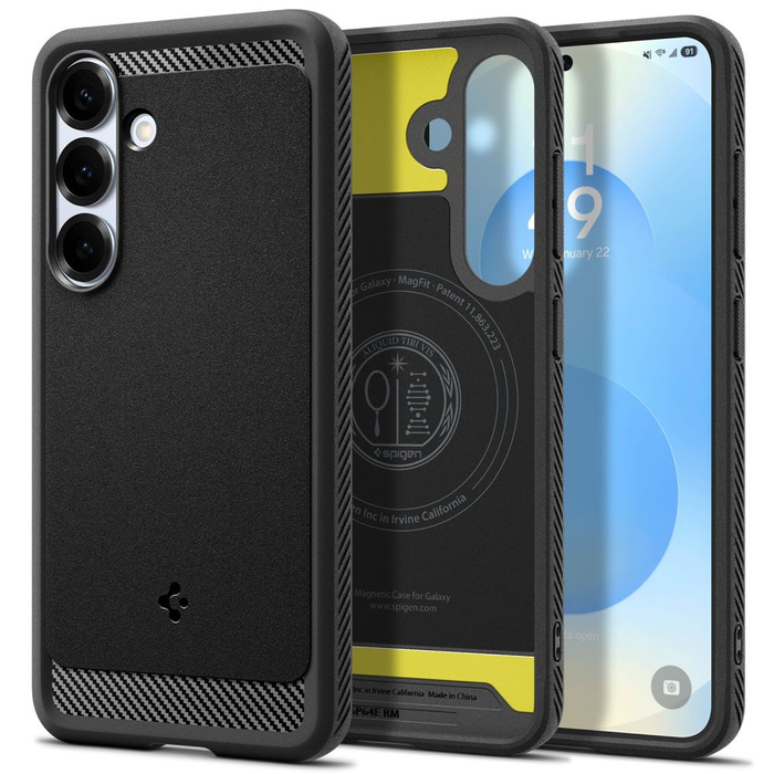 Etui SPIGEN RUGGED ARMOR MAG MAGSAFE GALAXY S25+ PLUS MATTE BLACK