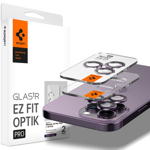OSŁONA APARATU SPIGEN OPTIK.TR ”EZ FIT” 2-PACK IPHONE 14 PRO / 14 PRO MAX DEEP PURPLE