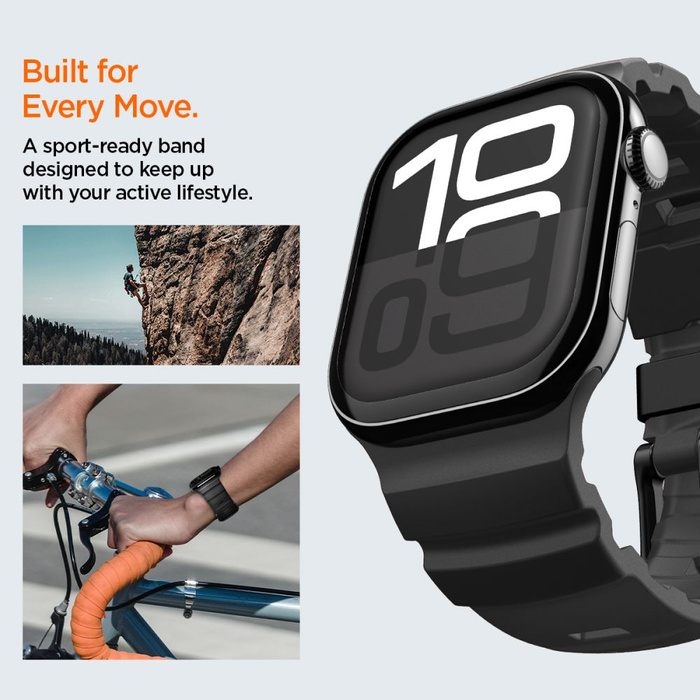 SPIGEN WBS2 BAND APPLE WATCH 8 / 9 / 10 / 11 / SE / ULTRA (44 / 45 / 46 / 49 MM) BLACK