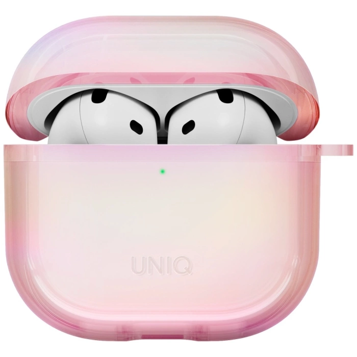 Etui UNIQ Iridescia do AirPods 4 Hang    Case pink prism