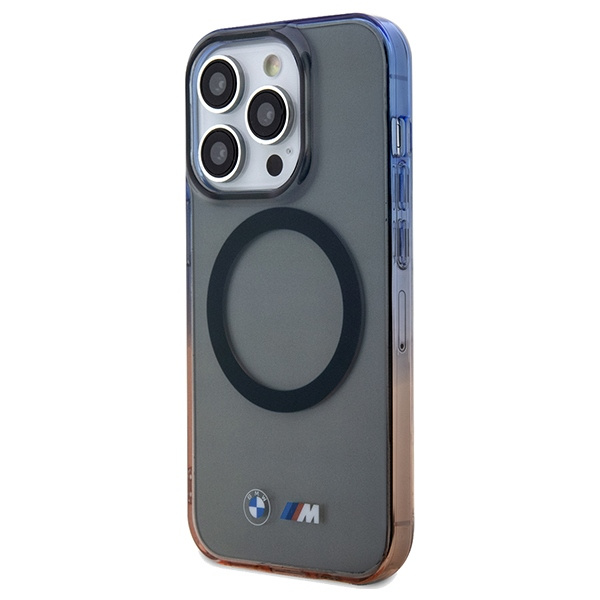 Etui BMW BMHMP15XHTGE iPhone 15 Pro Max 6.7" szary/grey hardcase Gradient Bumper MagSafe Case