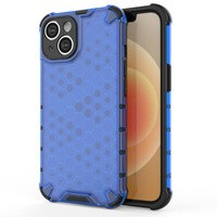 Etui Honeycomb Etui iPhone 14 Plus Pancerny Hybrydowy Pokrowiec Niebieskie Case