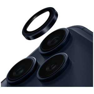 Szkło na obiektyw aparatu UNIQ Optix     Prime Camera Lens Protector do iPhone 17 Pro / iPhone 17 Pro Max z aplikatorem granatowy