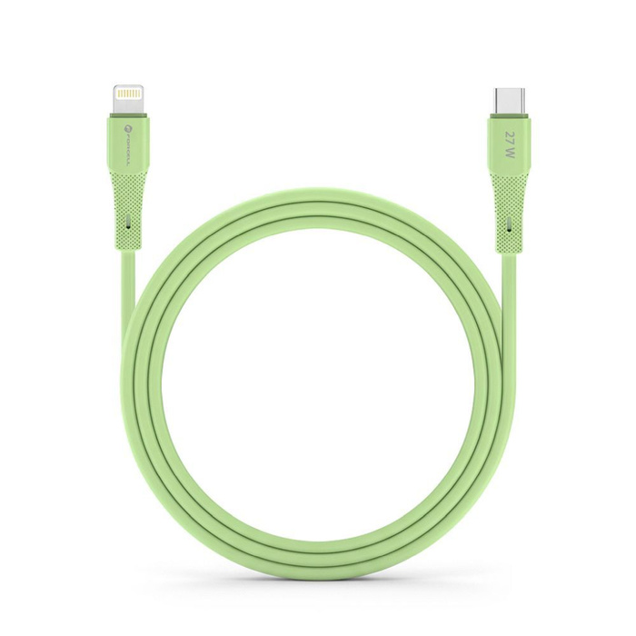 Kabel USB C do Lightning Forcell F-Energy PD 3A 27W Silicone 1 m C346 zielony