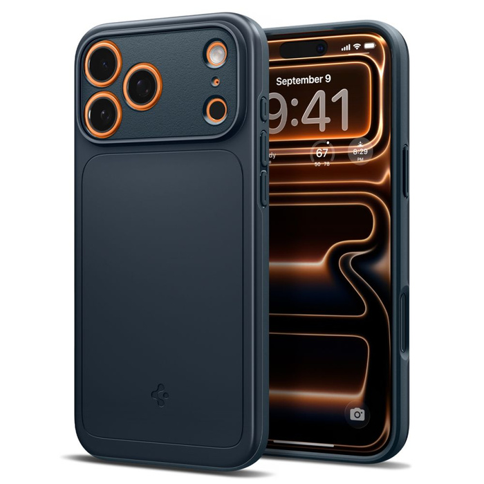 ETUI SPIGEN IPHONE 17 PRO MAX THIN FIT MAG MAGSAFE METAL SLATE