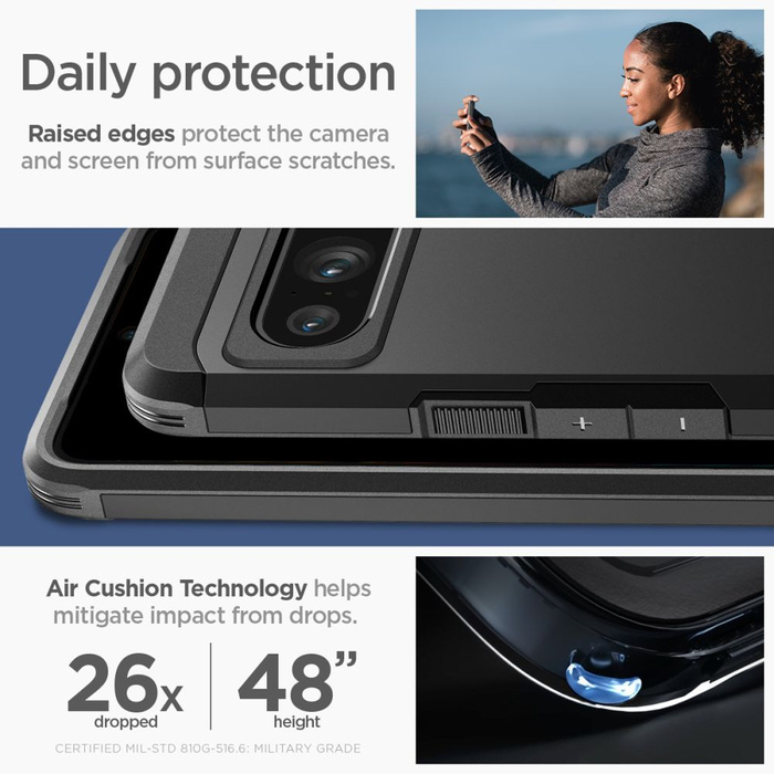 Etui Spigen Tough Armor Google Pixel 8 Pro Black Case
