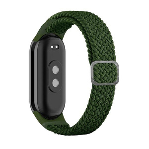 Beline pasek Mi Band 9/8 Textilezielony/green