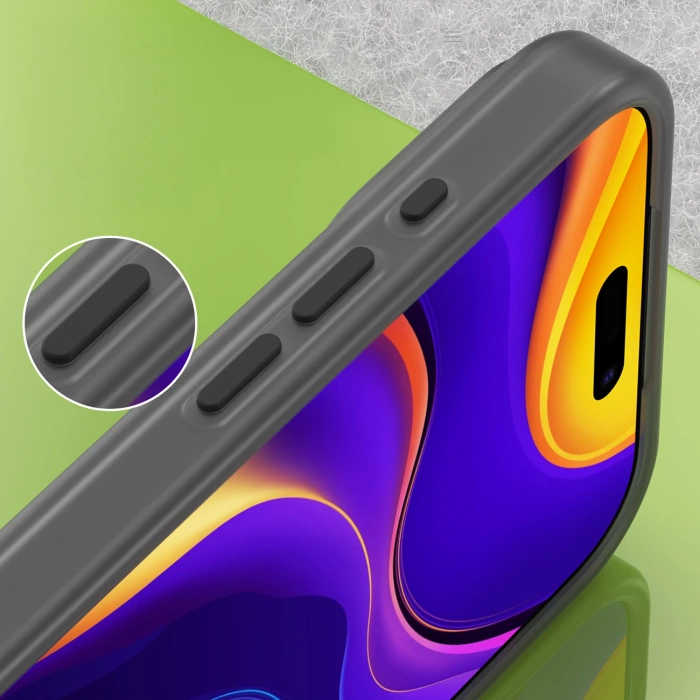 Etui Magnetic iPhone 17 Pro Max Abrasive MagSafe Matowe Czarne