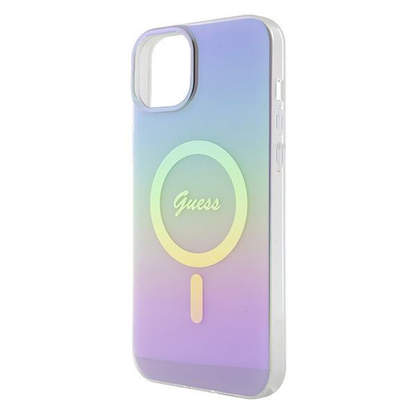 Etui Guess GUHMP15MHITSU iPhone 15 Plus 6.7" fioletowy/purple hardcase IML Iridescent MagSafe Case