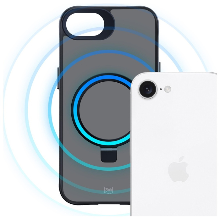 Etui 3MK Smoke Case Mag&Stand do Apple   iPhone 16e
