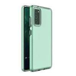 Spring Case pokrowiec żelowe etui z kolorową ramką do Samsung Galaxy A72 4G miętowy