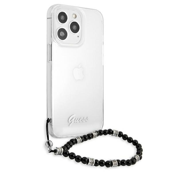 Etui GUESS Apple iPhone 13 13 Pro Black Pearl Bezbarwny Hardcase