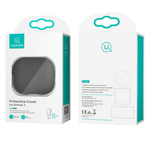 Etui USAMS Apple AirPods 3 Ochronne Silicone Różowy Case