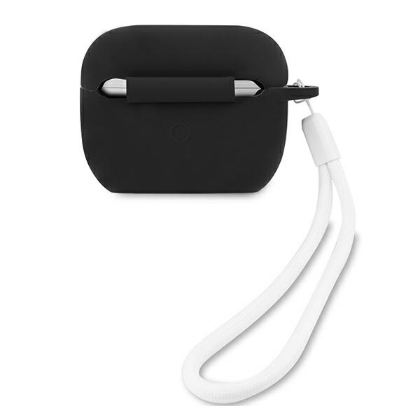 Etui GUESS Apple AirPods Pro Cover Silicone Vintage Czarny Biały Case