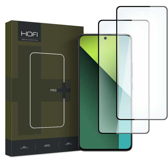 Szkło Hartowane Hofi Glass Pro+ 2-pack Xiaomi Redmi Note 13 5g / 13 Pro 4g / 5g Black