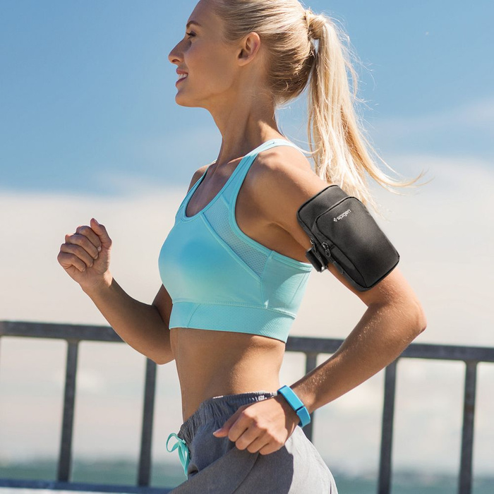 OPASKA NA RAMIĘ SPIGEN A702 DYNAMIC SHIELD ARMBAND BLACK