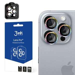 Ochrona na obiektyw aparatu 3MK Lens Protection Pro iPhone 16 Pro/ 16 Pro Max Rainbow
