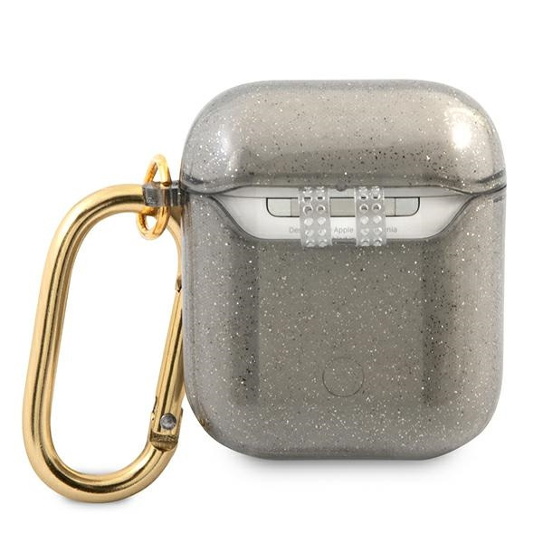 Etui GUESS Apple AirPods Glitter Collection Czarny Case