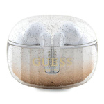 Guess słuchawki Bluetooth GUTWSHDGKEED TWS + stacja dokująca złoty/gold Glitter Gradient