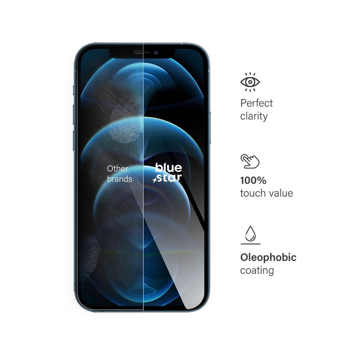 Szkło hartowane do iPhone 12 PRO MAX Blue Star