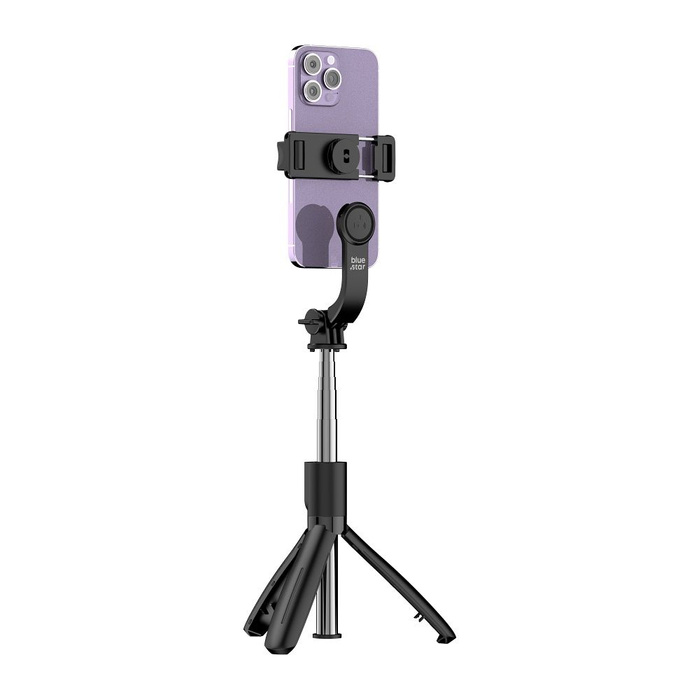 Selfie stick Blue Star L21 tripod z pilotem bezprzewodowym czarny