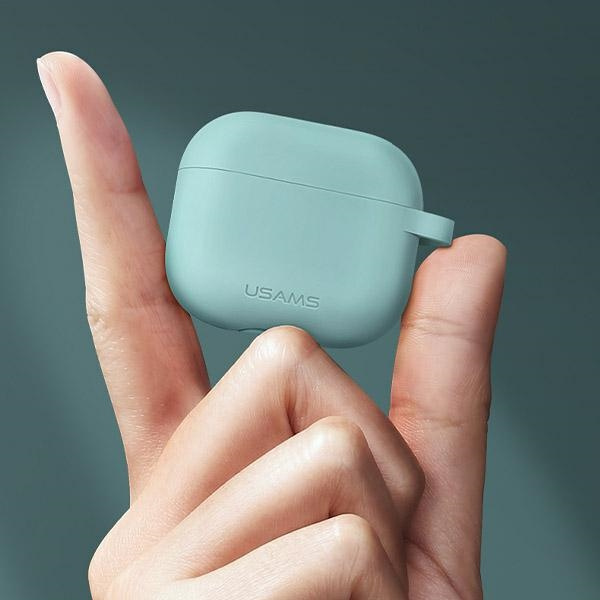 Etui USAMS Apple AirPods 3 Ochronne Silicone Różowy Case